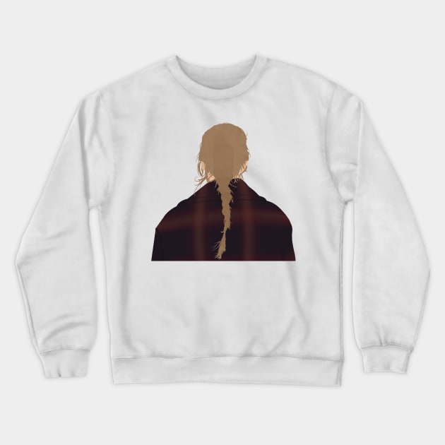 taylor braid hair cover back Crewneck Sweatshirt by senaeksi